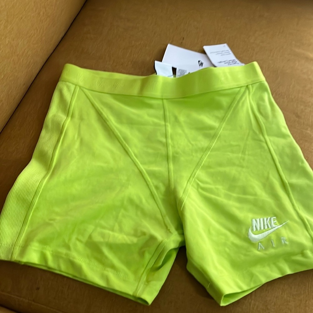 Nike Air NWT shorts lime green.